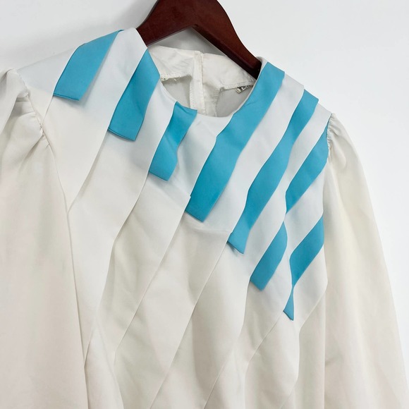 Tall Collection Vintage Womens Size 14 or Large L 1980’s 1990’s Blouse Shirt Top - Picture 2 of 6